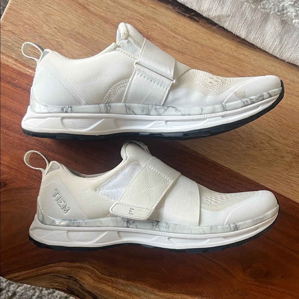 TIEM Slipstream Indoor Cycle Shoes - White Marble - Picture 3 of 5